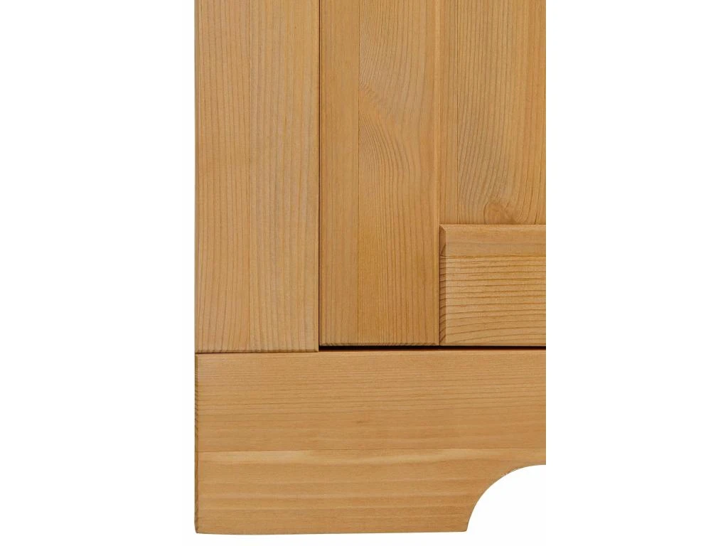 Armoire 2 Portes En Pin Nature – Image 6