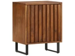 Table De Nuit Chevet Commode Armoire Meuble Chambre 40x30x50 Cm Bois De Manguier Massif 1402120