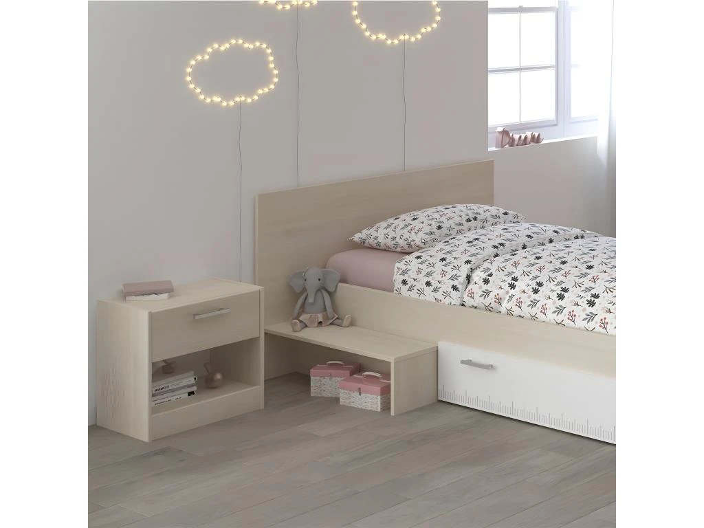 Table De Chevet 1 Tiroir L43,8 Cm - Charly â Image 2