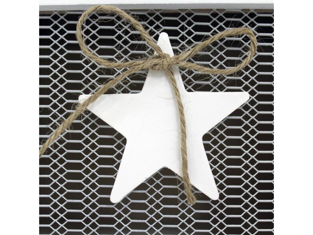 Commode Meuble Rangement Bois 3 Tiroirs Blanc Beige Gris 69x34x29 – Image 6