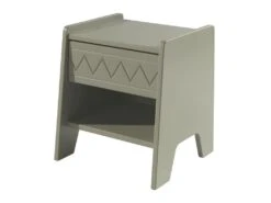 Table De Chevet Enfant "Wynnie" 45cm Vert Olive