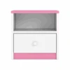 Table De Chevet Enfant 40 X 39 X 30 Cm - Rose