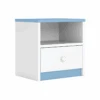 Table De Chevet Enfant 40 X 39 X 30 Cm - Bleu