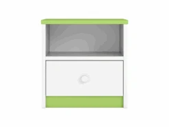 Table De Chevet Enfant 40 X 39 X 30 Cm - Vert Citron