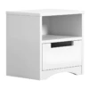 Table De Chevet Enfant Classic 40 X 40 X 30 Cm - Blanc