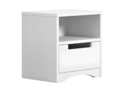Table De Chevet Enfant Classic 40 X 40 X 30 Cm - Blanc