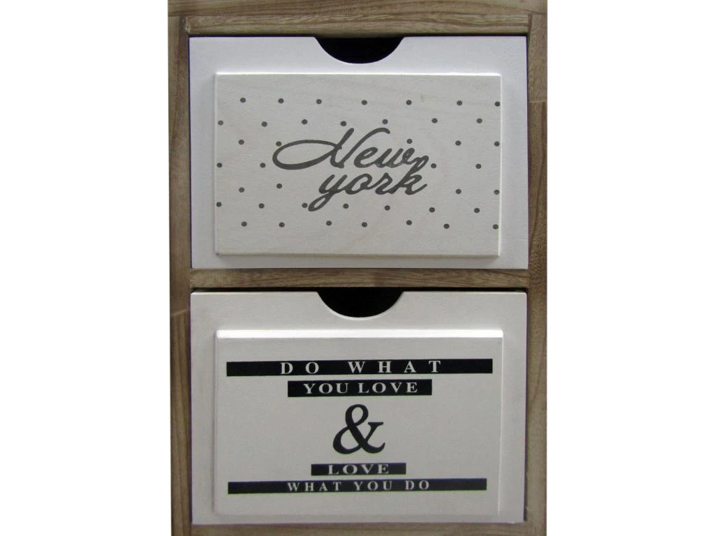 Table De Nuit Commode 3 Tiroirs Nordique Bois Clair Blanc 79x30x24 – Image 5