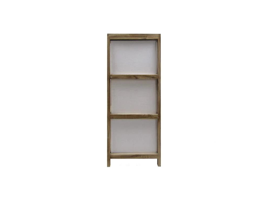 Table De Nuit Commode 3 Tiroirs Nordique Bois Clair Blanc 79x30x24 – Image 7