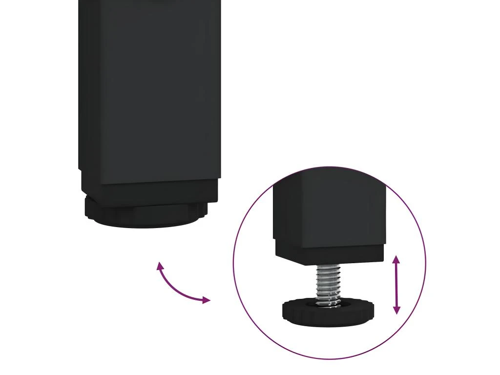 Tables De Chevet 2 Pcs Sonoma Gris 40x42x60cm Bois D'ingénierie – Image 9