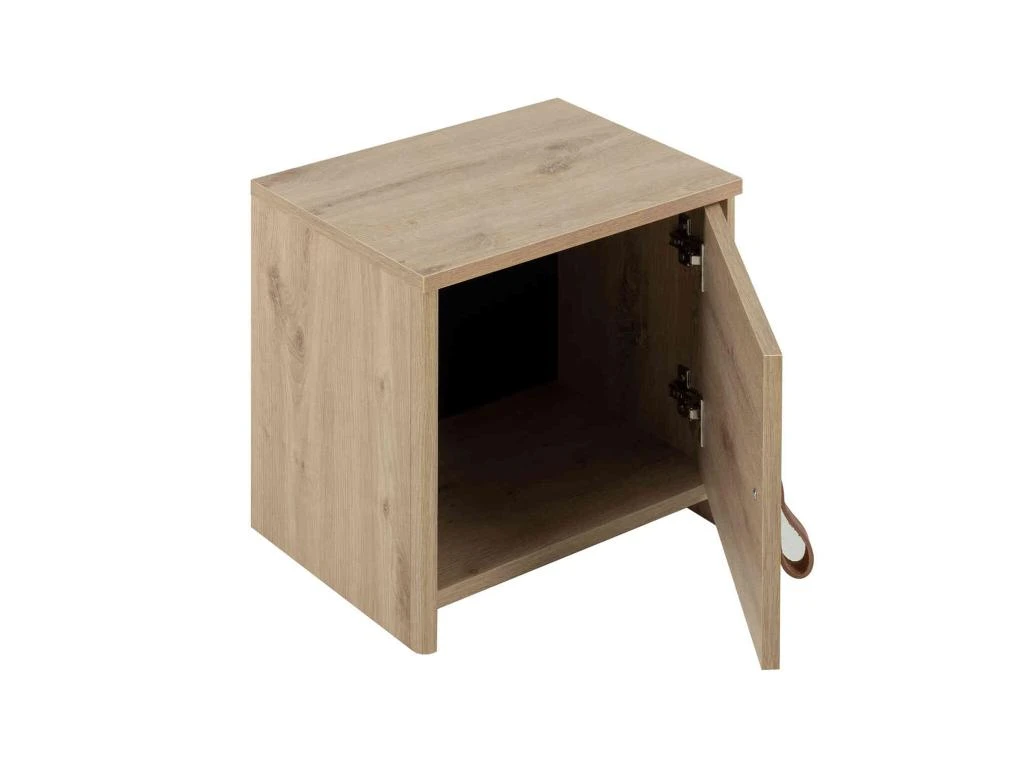 Chevet Enfant 1 Porte En Bois Imitation ChĂȘne Clair - CH5051 â Image 2