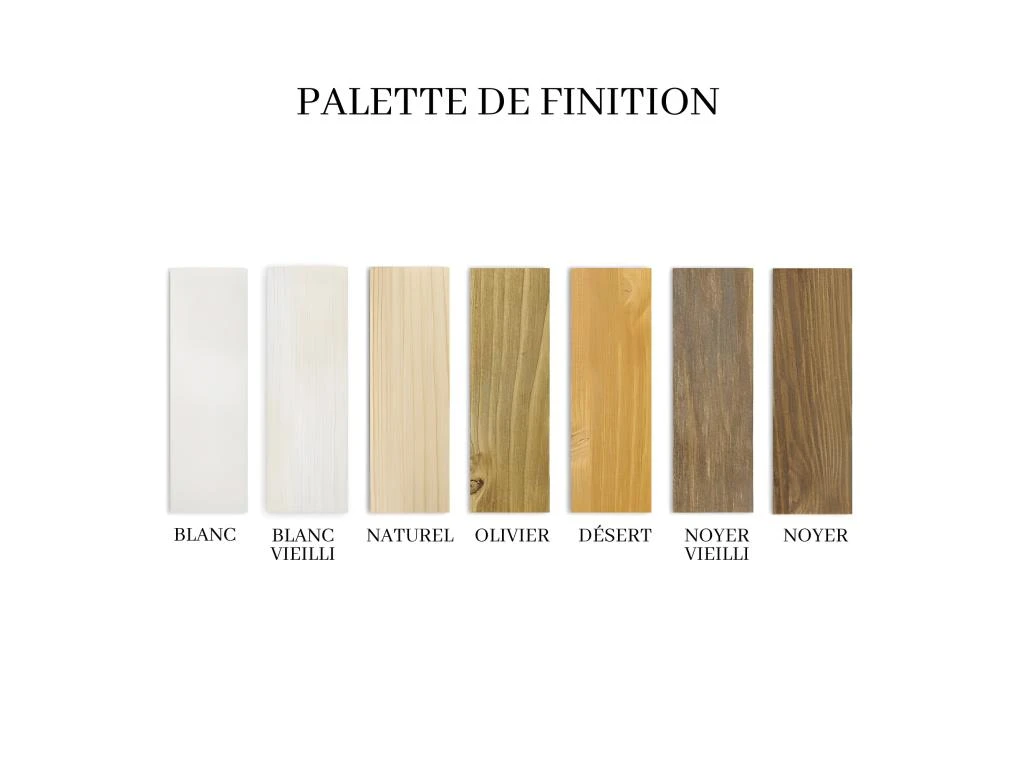 Table De Chevet Flottante En Bois De Couleur Beige – Image 6