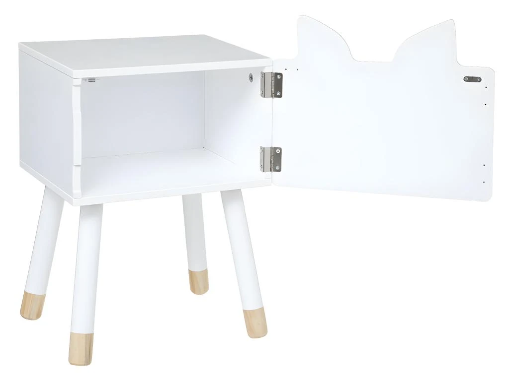 Table De Chevet Renard En Bois H 53 Cm Pour Chambre D'enfant – Image 2