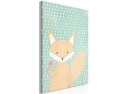 Tableau Petit Renard (1 Partie) Vertical - 60 X 90 Cm