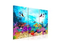 Tableau Pour Enfants Underwater Fun (3 Parts) 90x60 Cm