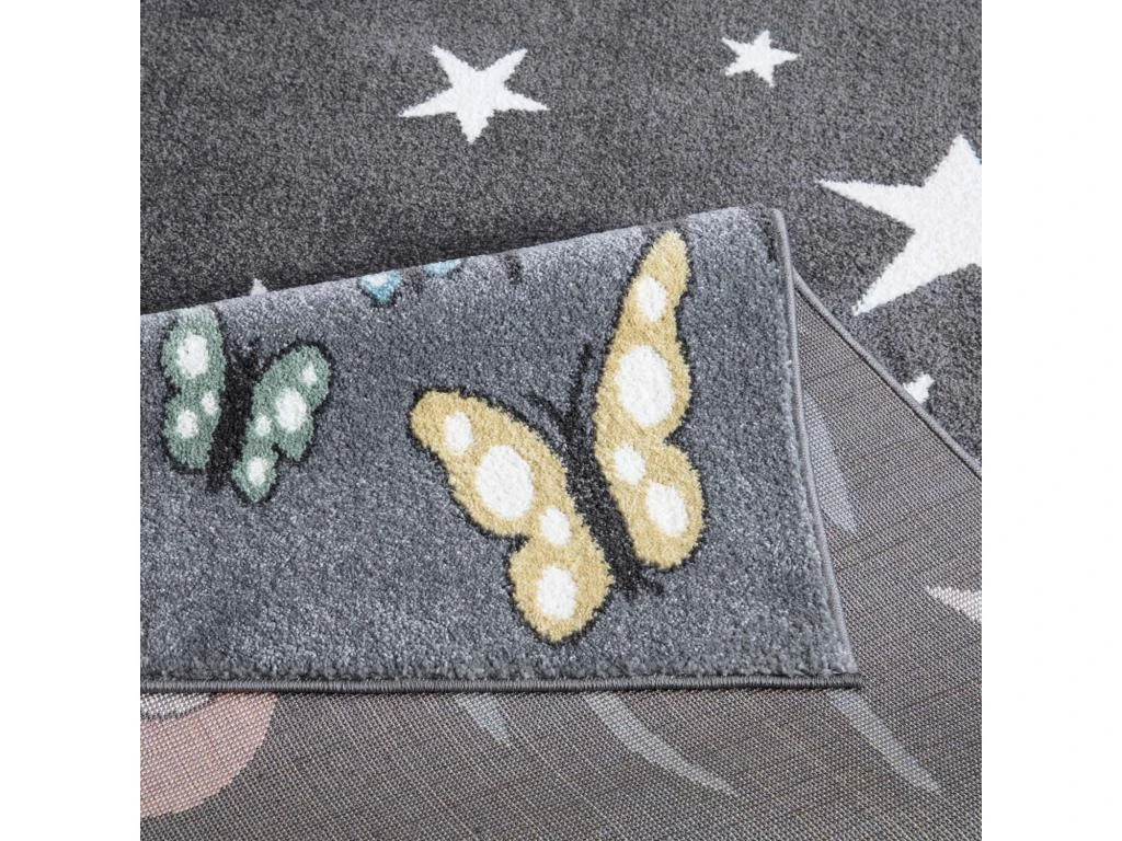 Tapis Pour Chambre D'enfant Ourson Gris Et Blanc 190x280cm â Image 5