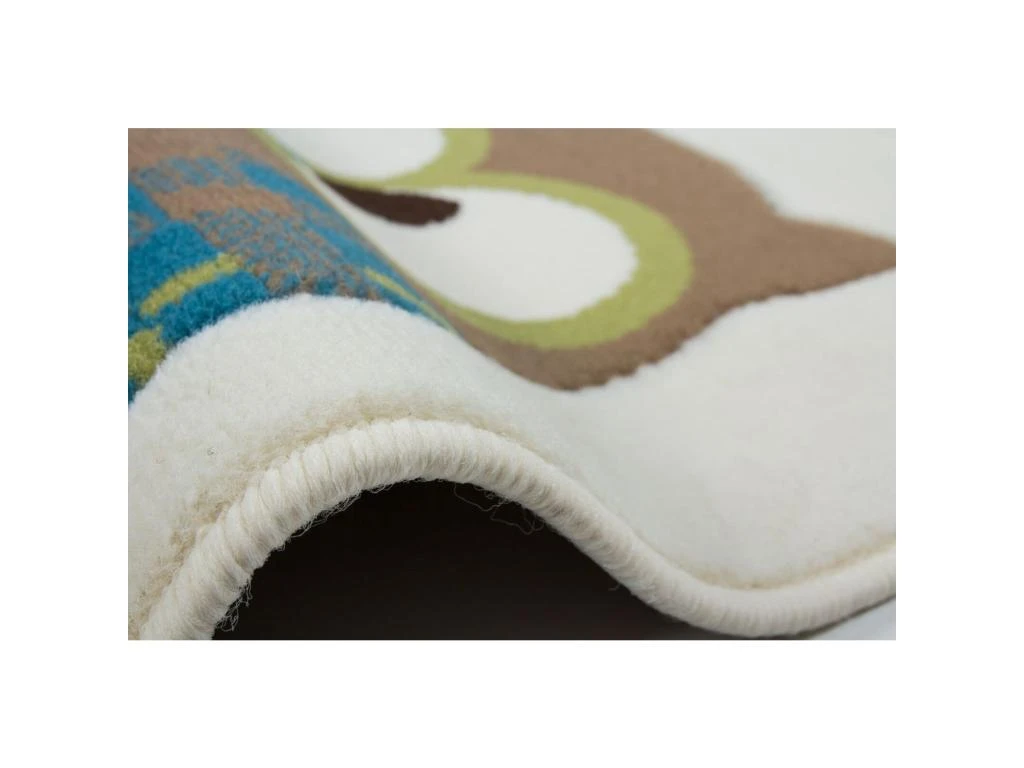 Tapis Tissé Sona 2054 Ivoire Turquoise - 160 X 230 Cm – Image 2